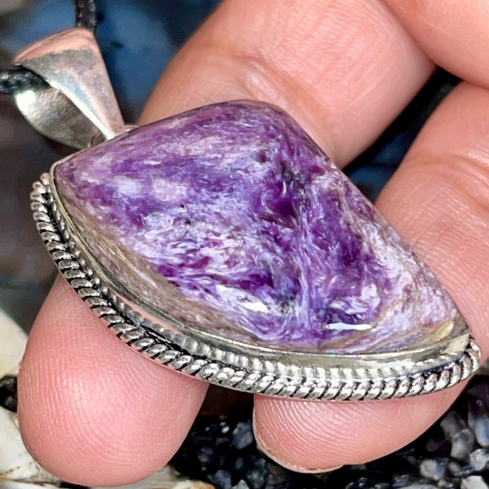 Charoite Pendant 2”